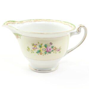 c. 1920s-1930s Vintage Sampy Japan "Elaine" Hand Painted Fine China Creamer